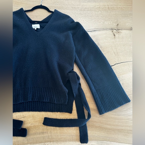 3.1 phillip Lim - Tie Side pullover sweater - Black - Small - Picture 2 of 9